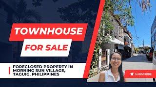 Foreclosed Property in the Philippines - Townhouse for Sale in Taguig