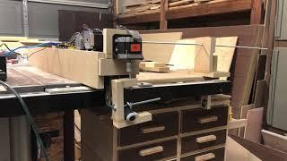 Moving a table saw fence with stepper motors