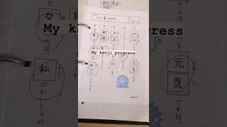 🈷️ MY KANJI PROGRESS: From Zero To JLPT N4 In 3 Years #kanji #kanjilearning #studyingjapanese