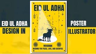 Modern Poster design in Adobe Illustrator I Illustrator Tutorial I Creative Poster