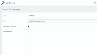 Retargeting Pixel für deine Short Links in TraceFunnels anlegen