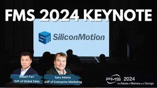 FMS 2024 - Keynote - Silicon Motion: Energy and Data Efficiency in the Next Cloud-to-Edge AI Era!