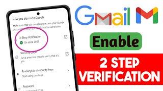Gmail I'd me Two Step Verification Kaise Kare | Gmail 2 step Verification