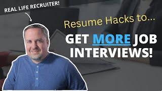 7 Creative Resume Tips to Get More Job Interviews!