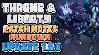 2-Star Dungeons, BIG Weapon Balance and More! | Throne and Liberty Update 1.8.0 Patch Notes Rundown