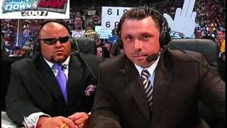 WWE Smackdown VS Raw 2007 - Michael Cole and Tazz commentary clips