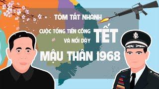 Quick summary of the 1968 Tet Offensive and Uprising | History summary channel - EZ History
