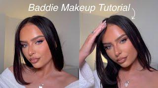 Step by step baddie makeup that looks good on everyone! In-depth makeup tutorial