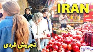 IRAN Lovely Market in North of Tehran, Tajrish Traditional Bazaar and Iranian Carpet