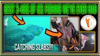 Best 3 HRS of Ice Fishing We Ever Had