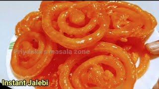 15 मिनट में एक कप मैदा से पूरे परिवार के लिए instant Jalebi kurkuri  rasili