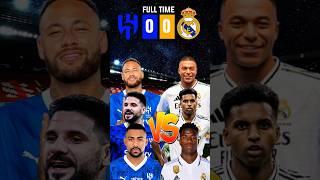 Al Hilal vs Real Madrid  Players Comparison #footballshorts #neymar #mbappe