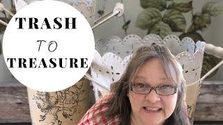 TRASH TO TREASURE | UP-CYCLE PROJECTS | DIY HOME DECOR | THRIFT HAUL | THRIFT TO CASH| HOW TO