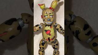 FNAF GOLDEN FREDDY unboxing Funko Re-release FOXY figure & SPRINGTRAP! STOP MOTION #fnaf #stopmotion