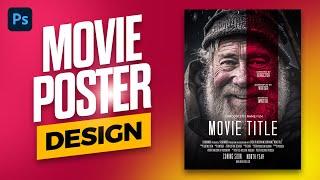 Movie Poster Design in photoshop + FREE PSD DOWNLOAD