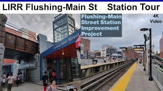 ⁴ᴷ Station Tour | Re-built LIRR  Flushing-Main St