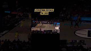 lockdown defense on LUKA  #nba #highlights