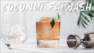 How to make coconut rum fatwash old Fashioned - How to fatwash rum with coconut oil