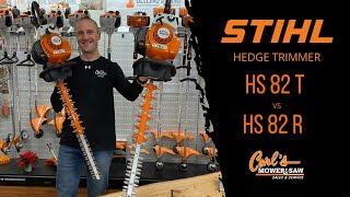 Comparing the Stihl HS 82-T and HS 82-R Hedge Trimmers