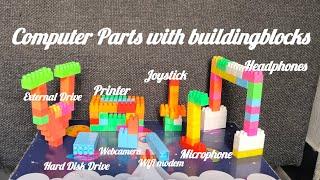 Satisfying DIY blocks Computer and Parts with buildingblocks|Blocks Computer|Buildingblock|Blocktoys