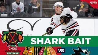 Chicago Blackhawks lose 3-2 to the Sharks on Halloween night | CHGO Blackhawks POSTGAME Podcast