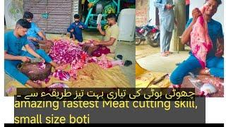 Fastest butcher in pak | amazing buffalo meat cutting faster butchers | meats cutting processing