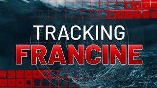 Tracking Francine - Tuesday, Sept. 10