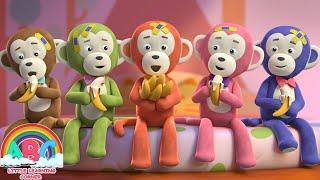 Five Little Monkeys New Version | Kids Songs | Abc Little Learning Corner