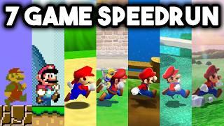One Mario Game From Each Generation Speedrun
