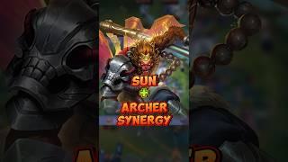 3 STAR Sun FULL Shield Archer Synergy | Magic Chess Mobile Legends #mobilelegend #mlbb
