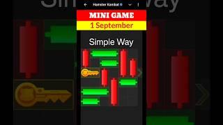 Hamster Kombat Mini Game Today 1 September Unlock Key | 1 September Mini Game Hamster | #mini game