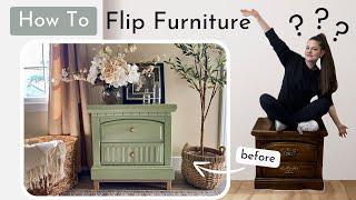 How To Paint Furniture For Beginners// & Country Chic Paint