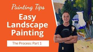 Easy Landscape PAINTING (Beginner Friendly)