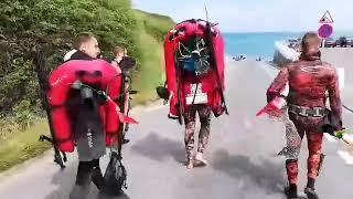 Mordus Spearfishing - Mise à l'eau cap gris nez