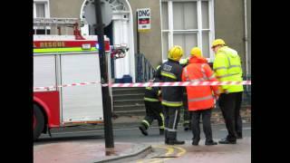 Dundalk, Ireland. Wind damage to chimney. Feb 4th 2011