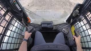 How to drive & operate bobcat skid steer POV ASMR