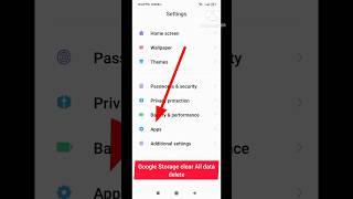 Google Storage || All Data Clear Delete Kaise kare Useful Tricks #Shorts