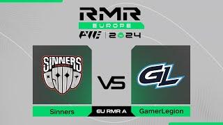 Sinners проти GamerLegion | PWE CS2 EU RMR A 2024