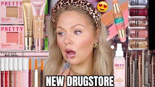 I Tried VIRAL New *DRUGSTORE* Makeup 2025  New ELF, Loreal, NYX & more! Drugstore Makeup Tutorial