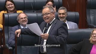 ‘Always Look on the Bright Side of Parliament’ (2019) Hon David Templeman MLA, Leader of the House