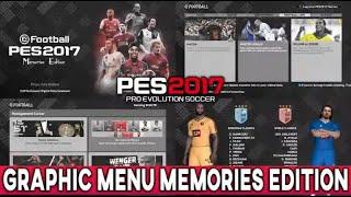 PES 2017 NEW GRAPHIC MENU MEMORIES EDITION GREY