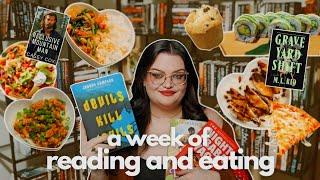 what i ate and read this week  weekly reading vlog