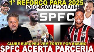 1º REFORÇO!!! SPFC VAI FECHAR! PARCERIA REVELADA | WENDELL CHEGANDO | CASARES REBATE | OFERTA SABINO