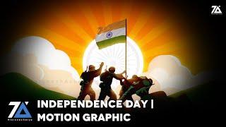 Independence Day 2021 | Motion Graphic | Tarunesh Acharya