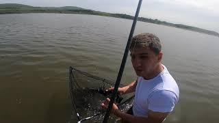 Carp fishing on Lake Mavrovica