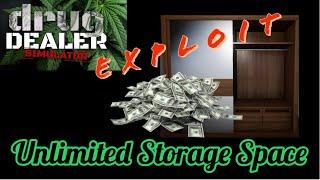 How to Get UNLIMITED amount of Storage Space & Money Cash | Drug Dealer Simulator | Tips & Tricks