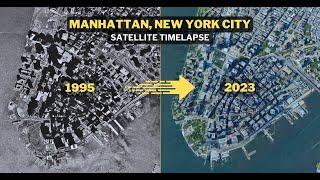 How Manhattan Changed in 40 Years: Stunning Aerial & Satellite Views