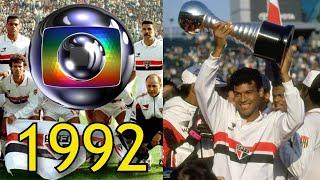 Programação do dia em que o São Paulo foi campeão Mundial em 1992