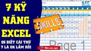 7 kỹ năng excel mà QS phải biết để tạo form tính khối lượng | DTC