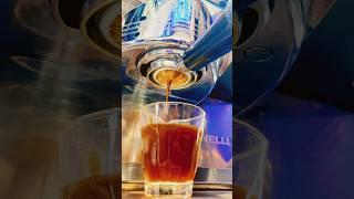 Americano Black coffee ￼Espresso machine #shots #espresso #coffee #tulip #shorts #barista #latteart